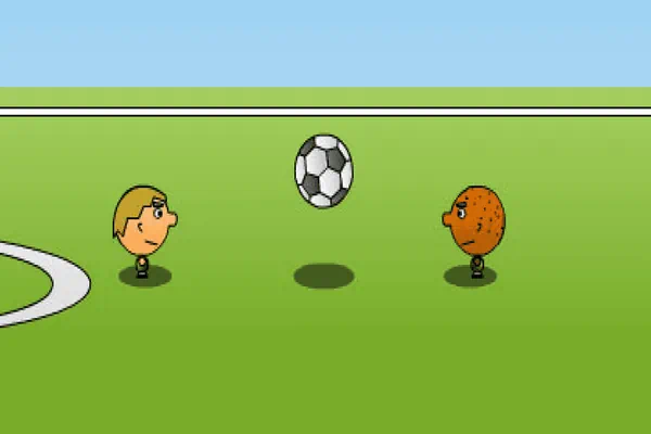 1 on 1 Soccer unblocked browser football game with two players
